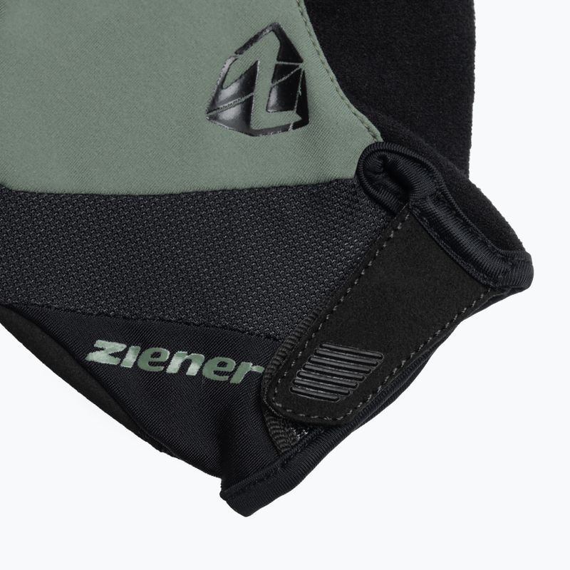 Mănuși de ciclism pentru bărbați Ziener MTB Collby Gel green stone 4