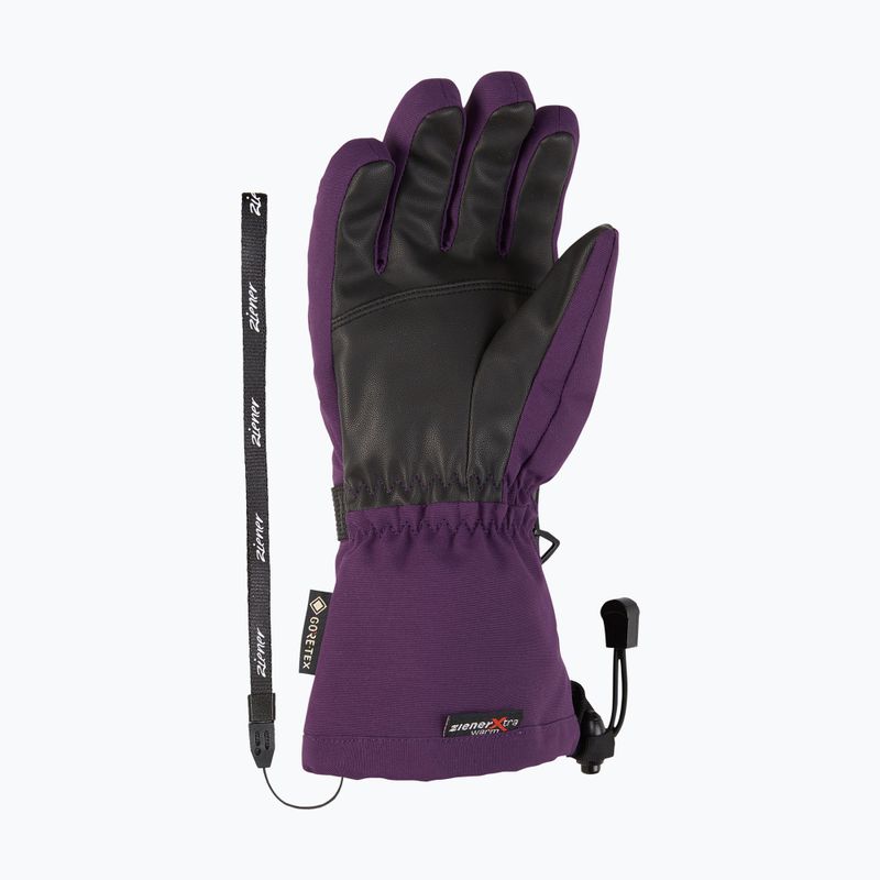 Mănuși de schi pentru copii  ZIENER Lani GTX dark violet 9