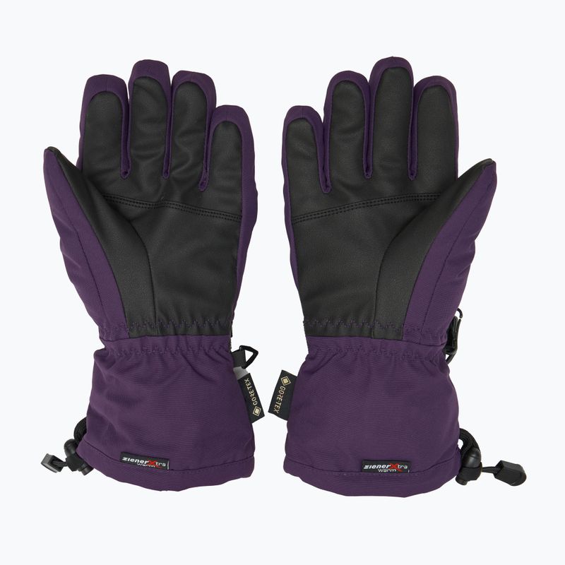 Mănuși de schi pentru copii  ZIENER Lani GTX dark violet 2