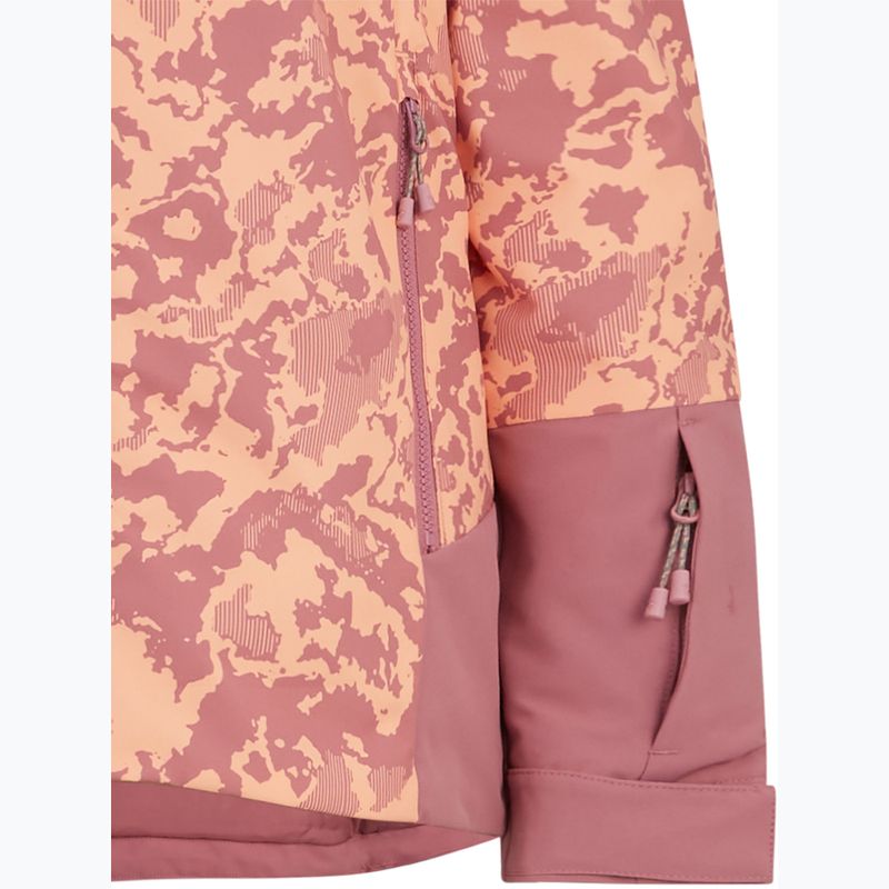 Geacă de schi pentru copii ZIENER Amaja rose blossom camo 3