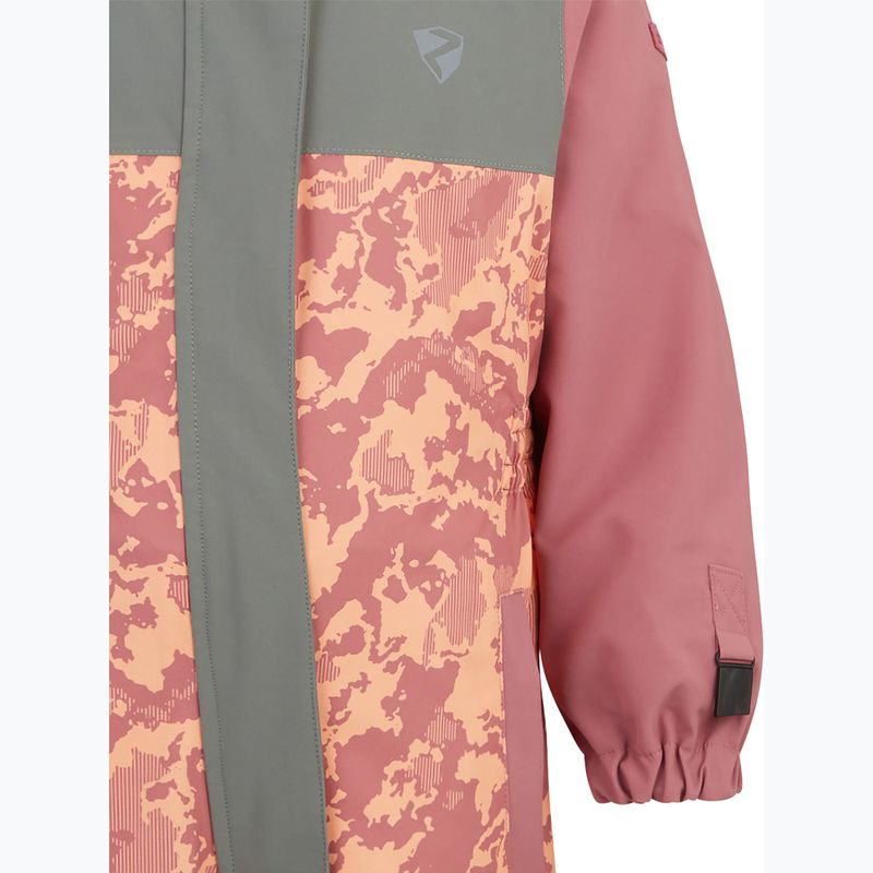 Custum de schi pentru copii  ZIENER Anup rose blossom camo 3