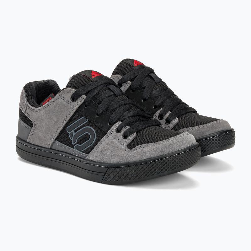 Încălțăminte de ciclism platformă pentru bărbați adidas FIVE TEN Freerider grey five/core black/grey four FW2836 5