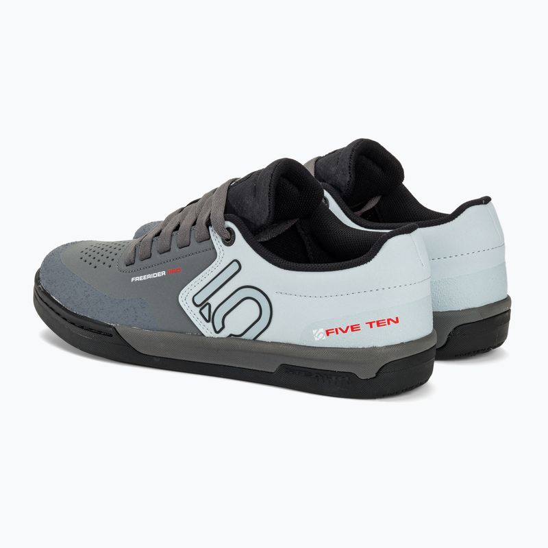 Încălțăminte de ciclism platformă pentru bărbați adidas FIVE TEN Freerider Pro grey five/ftwr white/halo blue 4