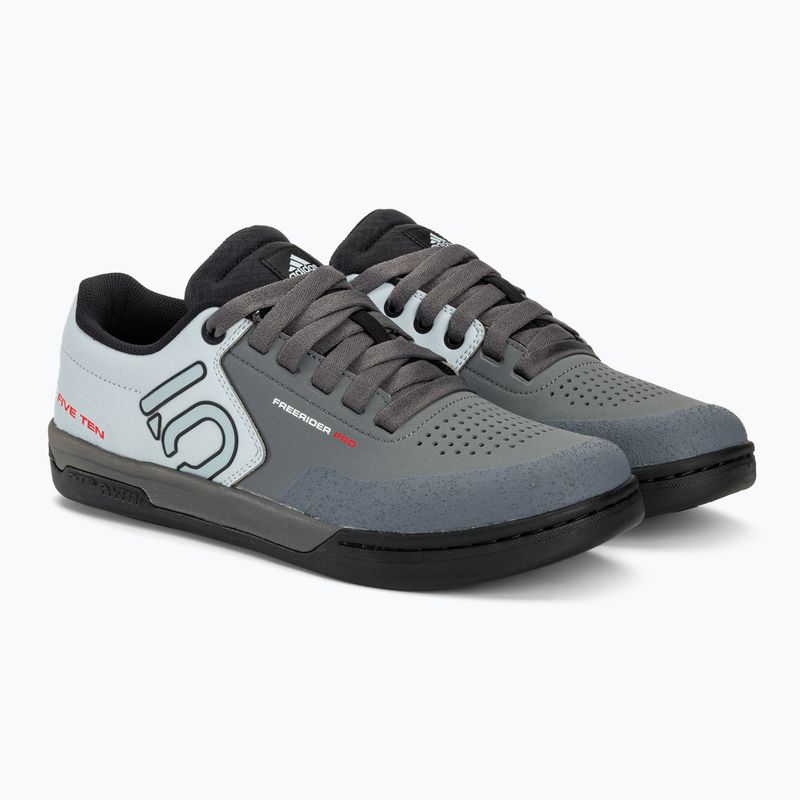 Încălțăminte de ciclism platformă pentru bărbați adidas FIVE TEN Freerider Pro grey five/ftwr white/halo blue 5