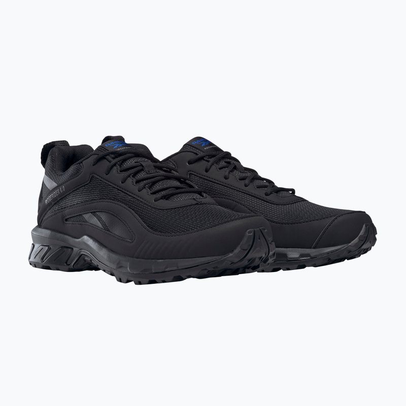 Bărbați Reebok Ridgerider 6.0 nucleu negru / albastru curt / tehnologie metalică pantofi 3