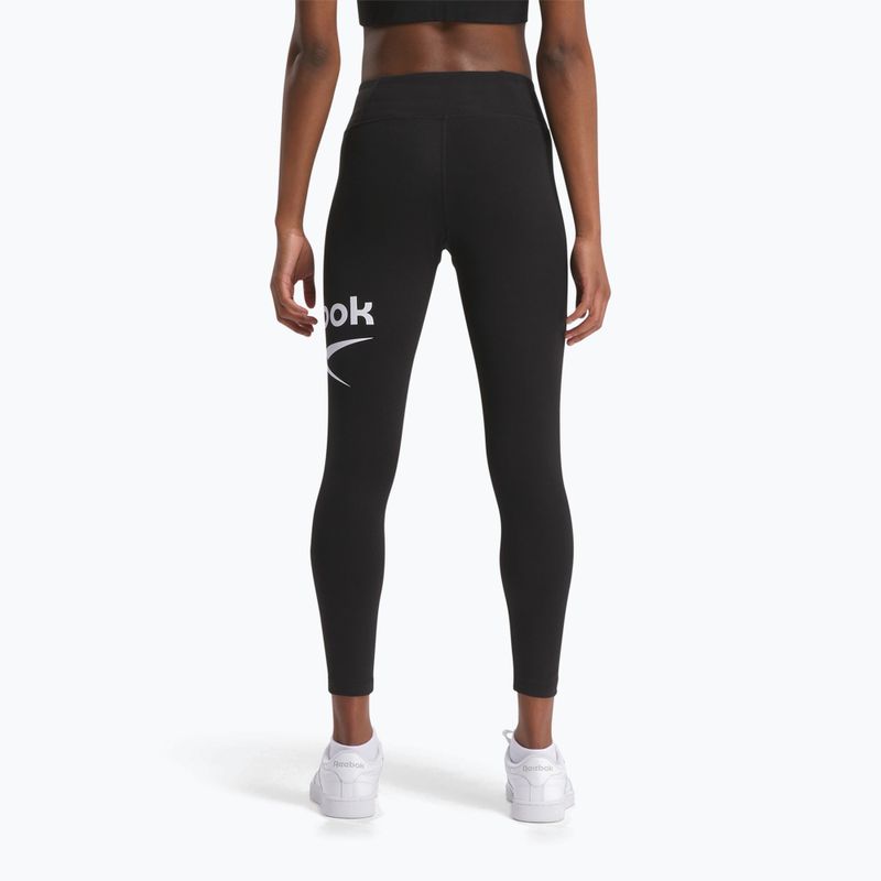 Jambiere pentru femei Reebok Identity Big Logo Bumbac negru 3