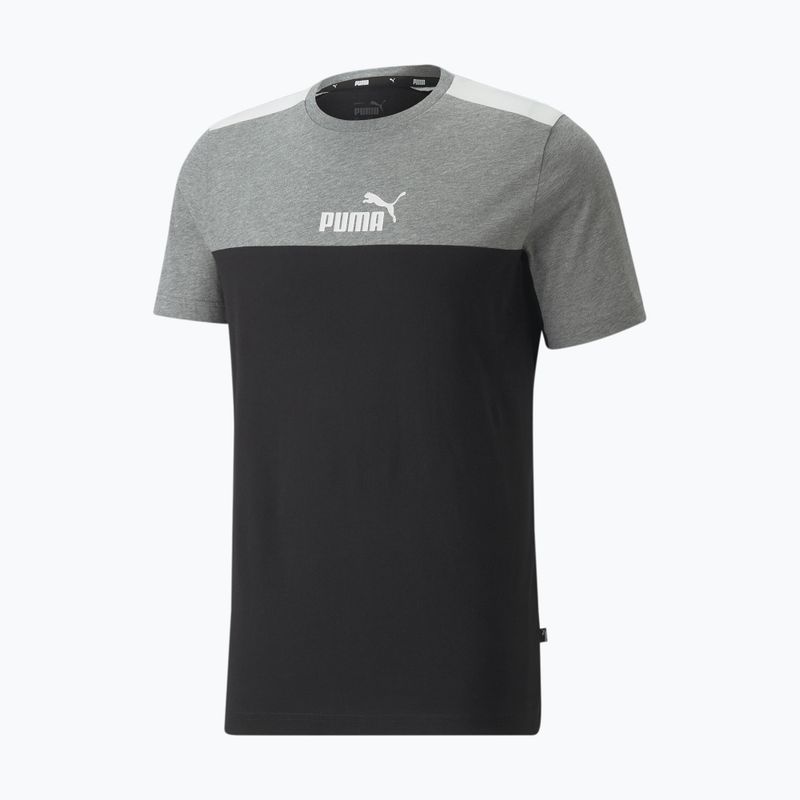 Tricou pentru bărbați PUMA ESS+ Block Tee puma black