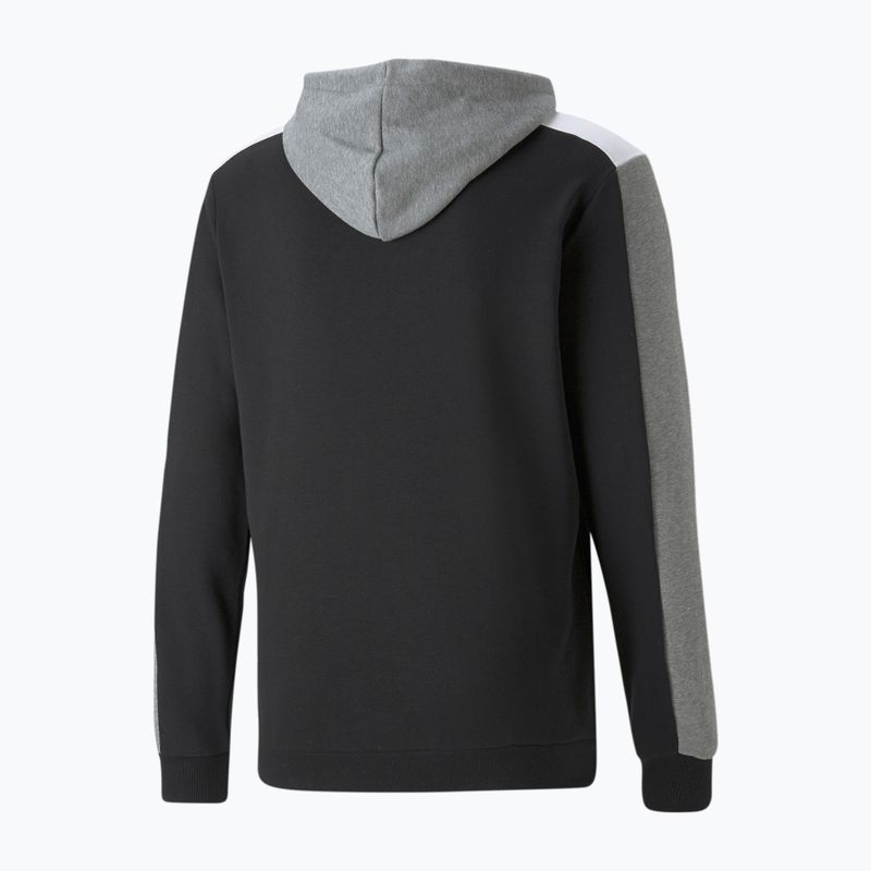 Bluză pentru bărbați PUMA ESS+ Block Hoodie TR puma black 5