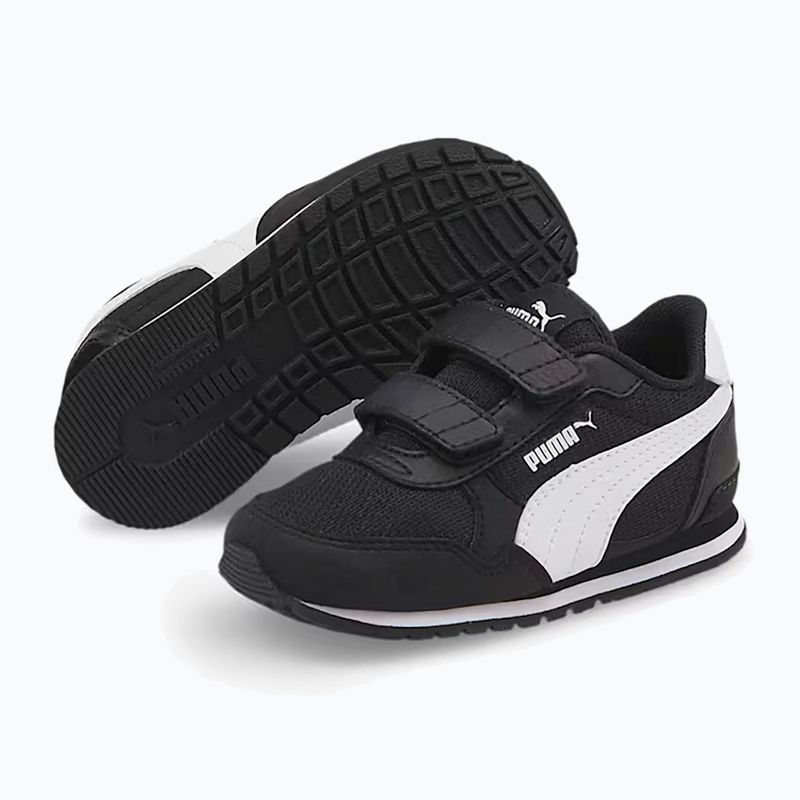 Încălțăminte pentru copii PUMA ST Runner v3 Mesh V Inf puma black/puma white 10