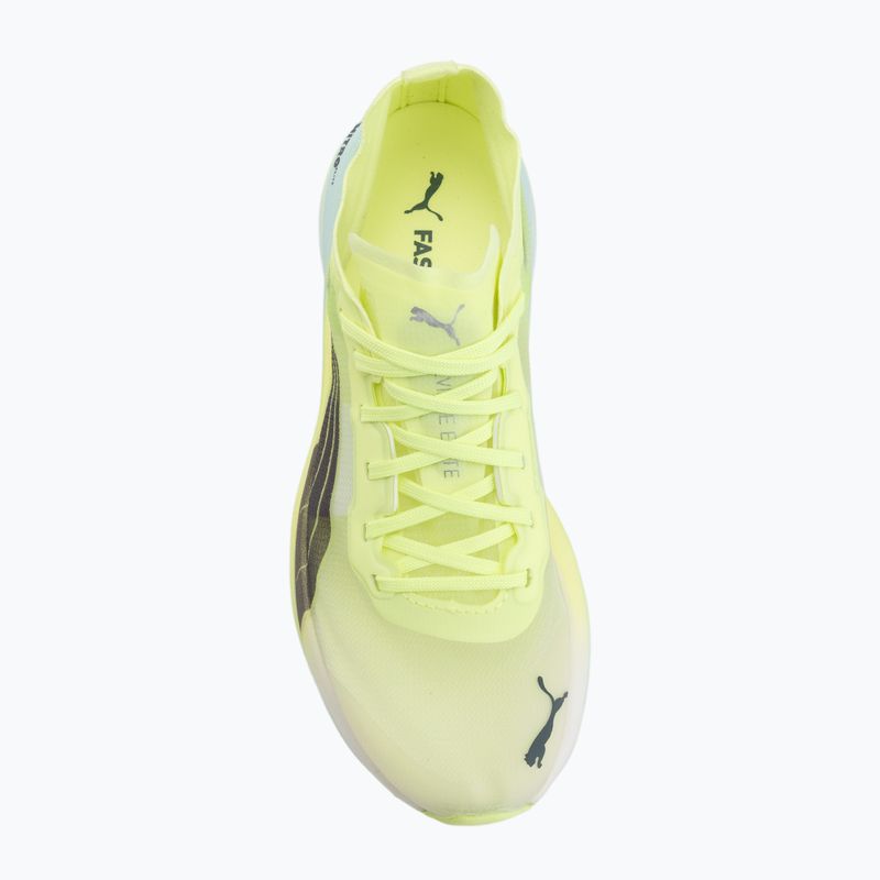 Încălțăminte de alergare pentru femei PUMA Deviate Nitro Elite Racer yellow/green/blue/grey/white/black 5