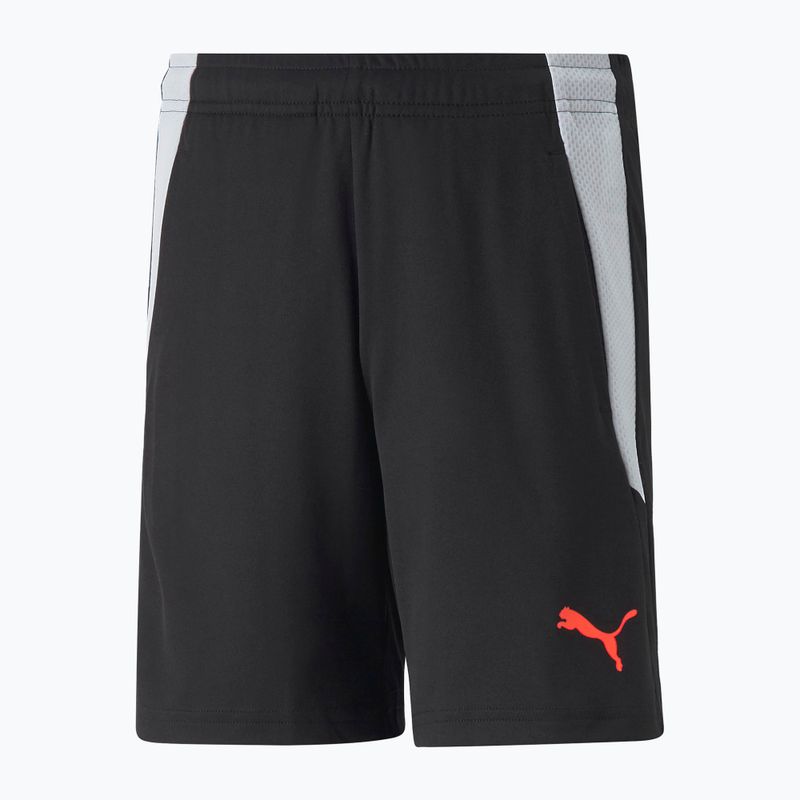 Pantaloni scurți de fotbal pentru copii PUMA Teamliga Training 2 Jr negri 65766848