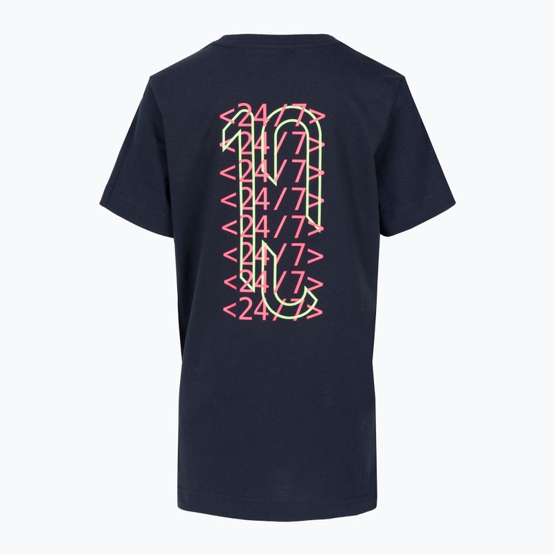 Puma Neymar Jr 24/7 Graphic tricou de fotbal pentru copii albastru marin 605775 2