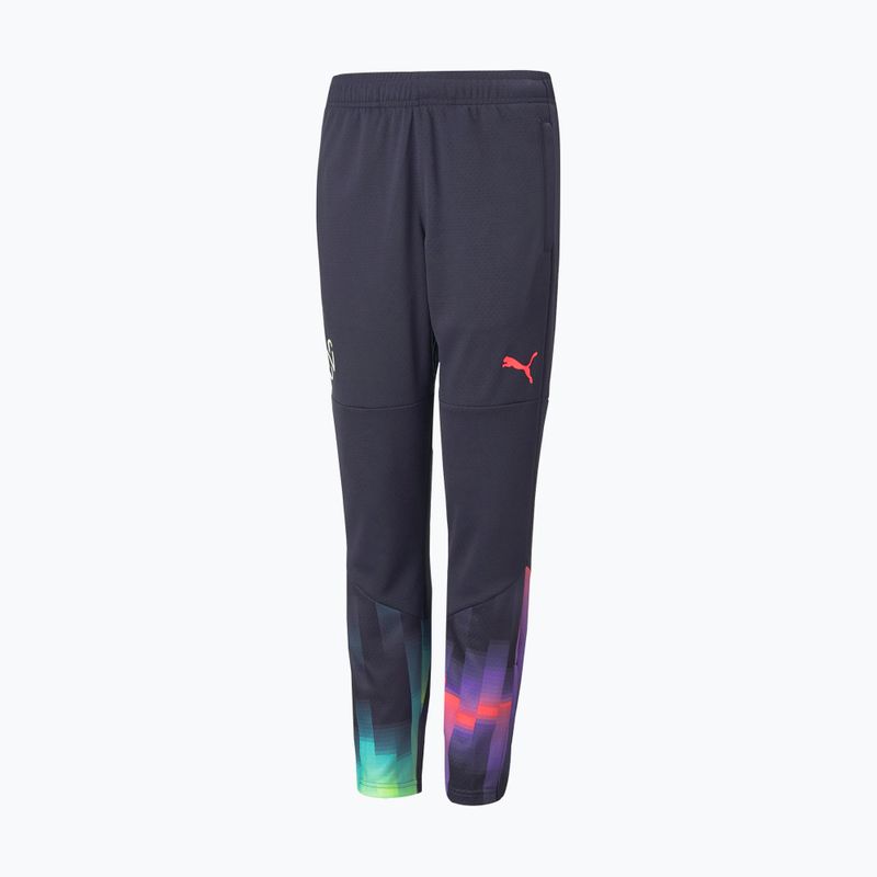 Pantaloni de fotbal pentru copii PUMA Neymar Jr. 24/7 bleumarin 605817 09