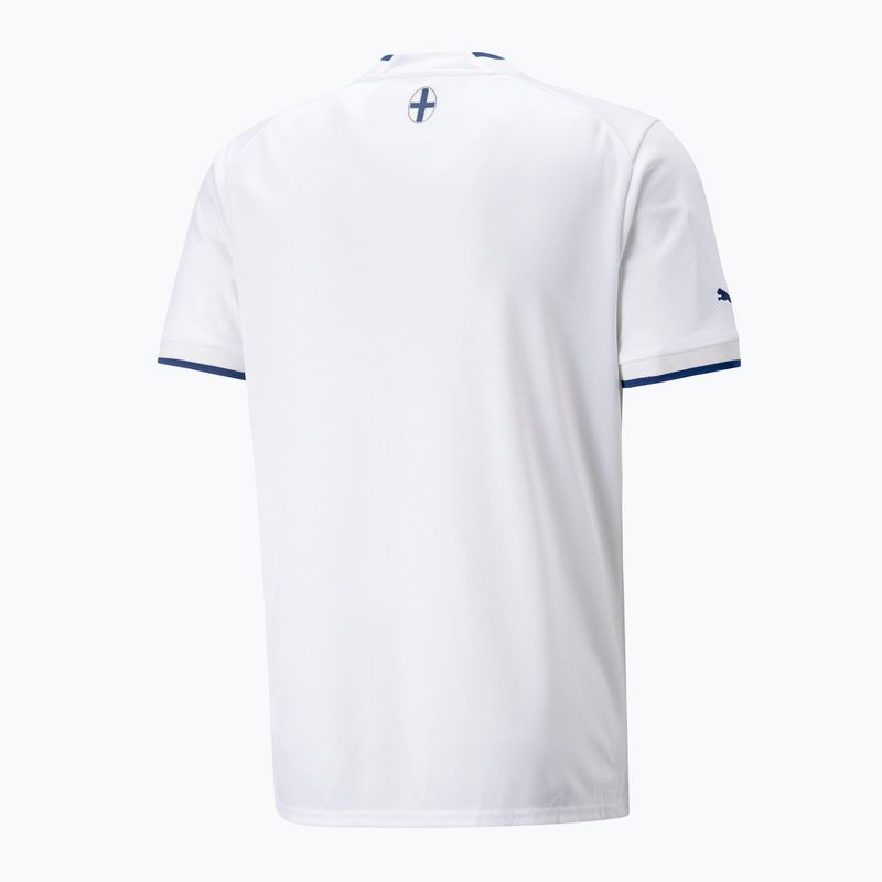 Tricou de fotbal pentru bărbați Puma Om Home Jersey Replica alb 766085 10