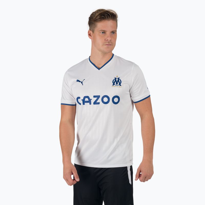 Tricou de fotbal pentru bărbați Puma Om Home Jersey Replica alb 766085