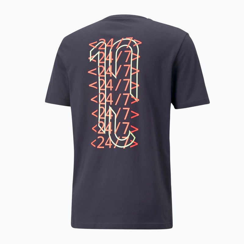 Puma Neymar Jr tricou de fotbal pentru bărbați 24/7 Graphic albastru marin 605814 7