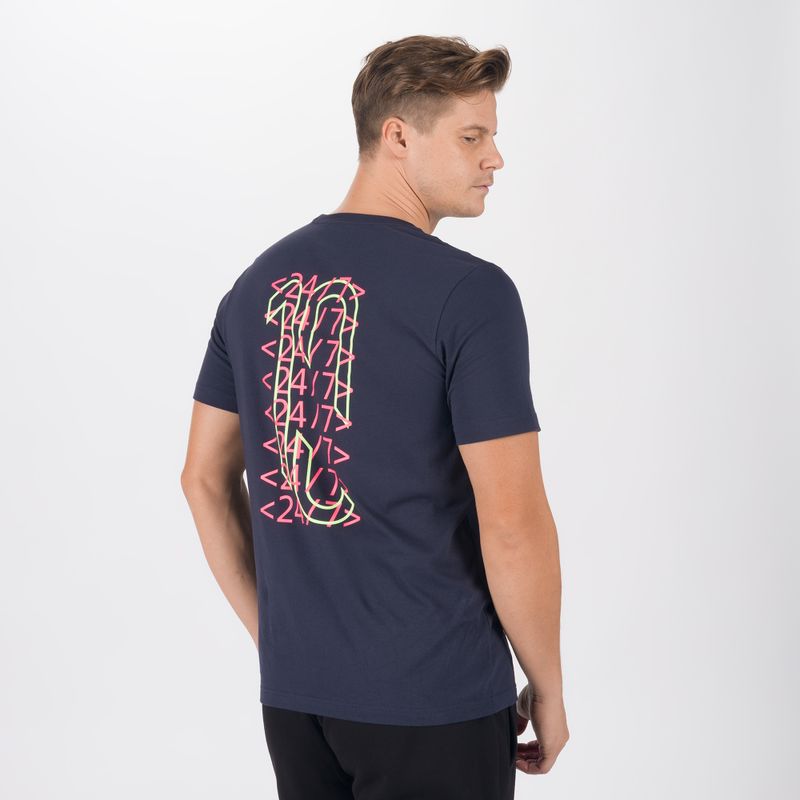 Puma Neymar Jr tricou de fotbal pentru bărbați 24/7 Graphic albastru marin 605814 2