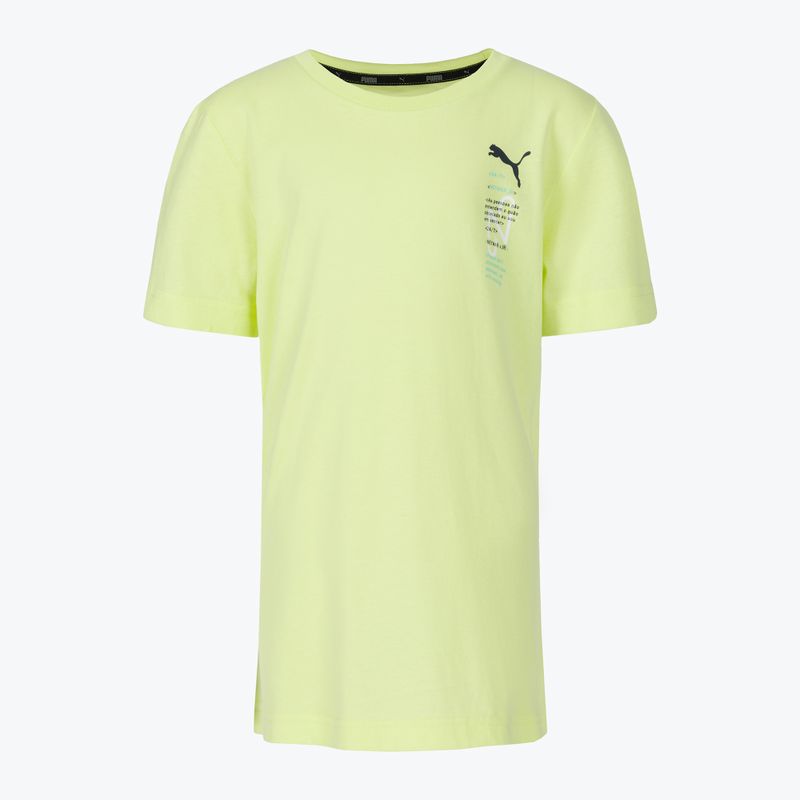 Tricou de fotbal pentru copii Puma Neymar Jr 24/7 Graphic galben 605775