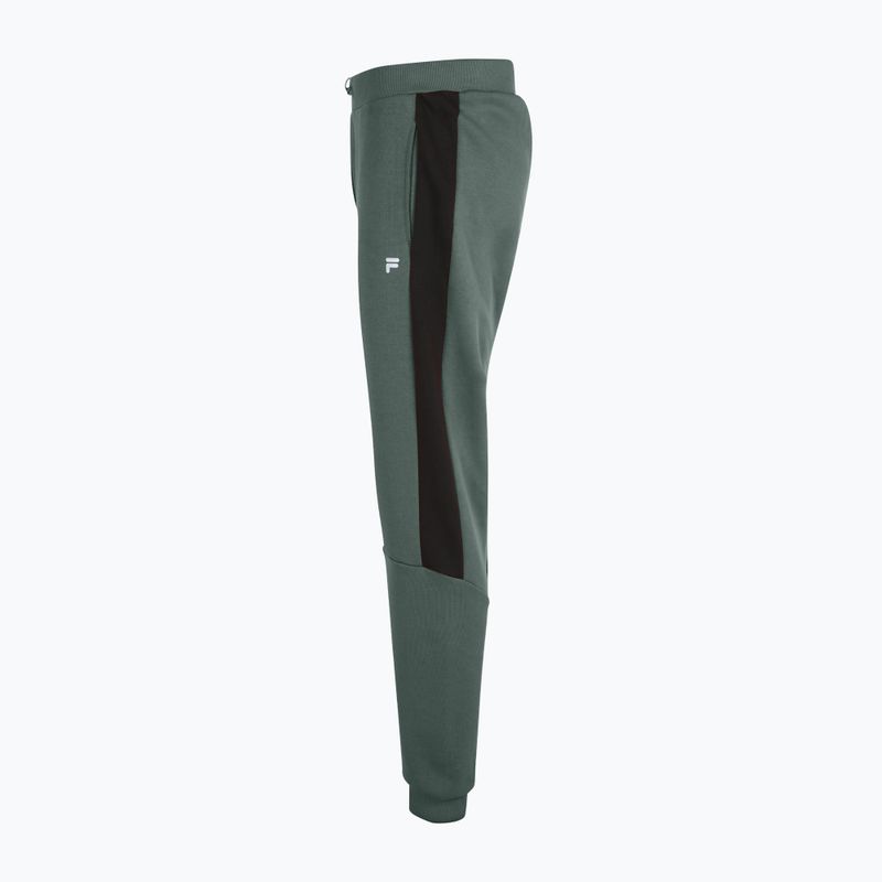 Pantaloni pentru bărbați FILA Rouvroy Dark Forest/Negru