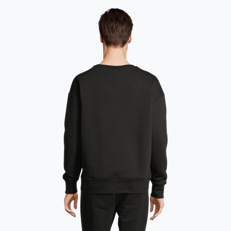 Bluză pentru bărbați FILA Brand Loose Fit Crew black 3