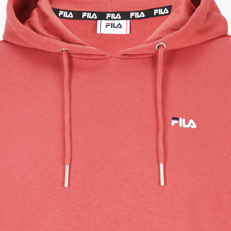 Tricou cu glugă cu glugă FILA Bengel Regular pentru bărbați marsala 5