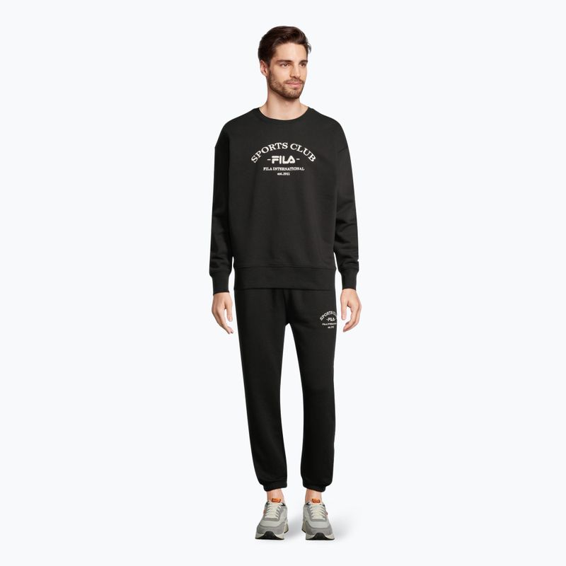 Pantaloni pentru bărbați FILA Biere Loose Fit Sweat black 2