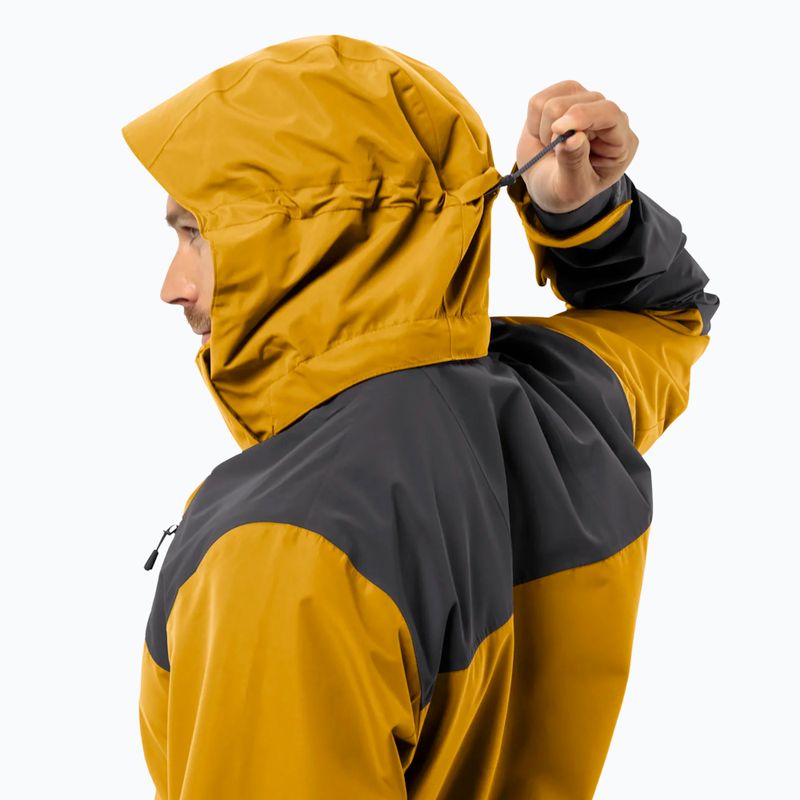 Geacă 3în1 pentru bărbați Jack Wolfskin Jasper 2L curry 3