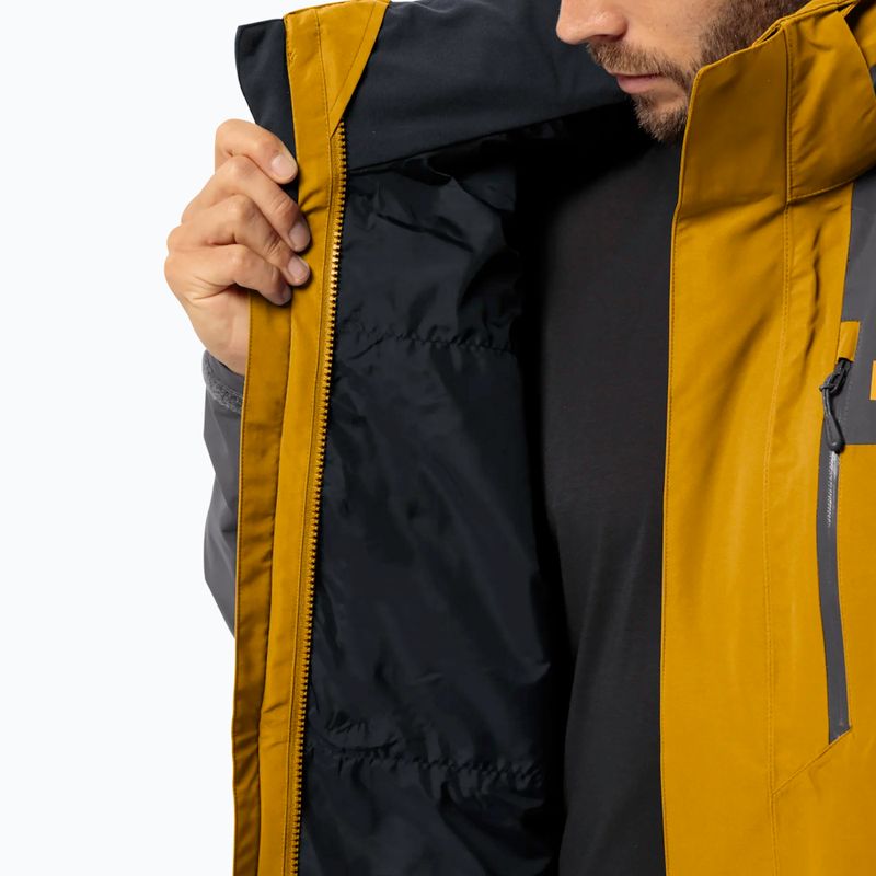 Geacă 3în1 pentru bărbați Jack Wolfskin Jasper 2L curry 4