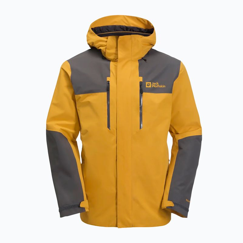 Geacă 3în1 pentru bărbați Jack Wolfskin Jasper 2L curry 6