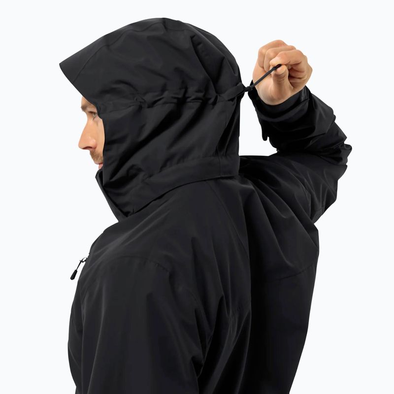 Geacă 3în1 pentru bărbați Jack Wolfskin Jasper 2L black 3