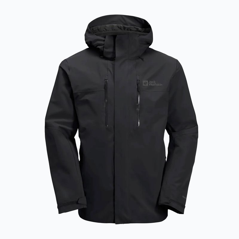 Geacă 3în1 pentru bărbați Jack Wolfskin Jasper 2L black 6