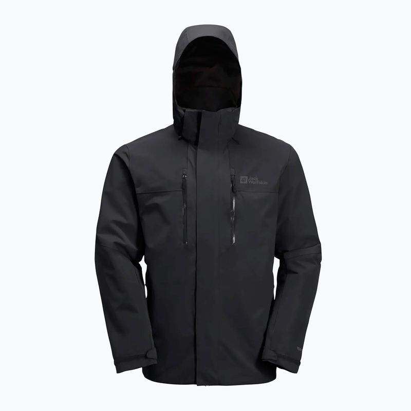 Geacă 3în1 pentru bărbați Jack Wolfskin Jasper 2L black 8