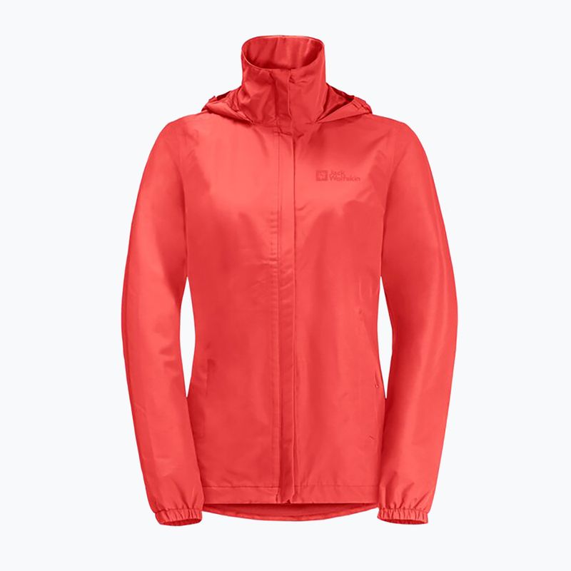 Jachetă de ploaie pentru femei  Jack Wolfskin Stormy Point 2L vibrant red 7