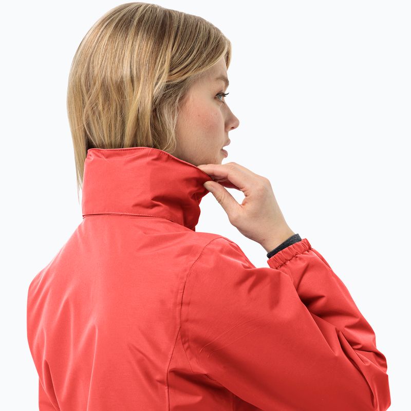 Jachetă de ploaie pentru femei  Jack Wolfskin Stormy Point 2L vibrant red 3