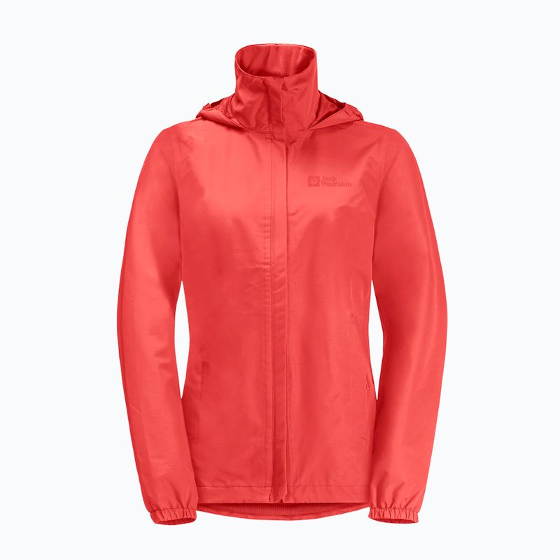 Jachetă de ploaie pentru femei  Jack Wolfskin Stormy Point 2L vibrant red 7