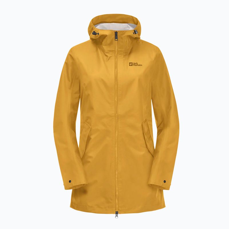 Palton de ploaie pentru femei Jack Wolfskin Dakar Parka curry 6