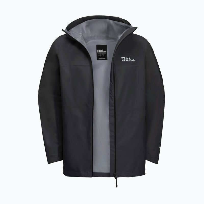 Geacă de ploaie pentru bărbați Jack Wolfskin Highest Peak 3L black 14