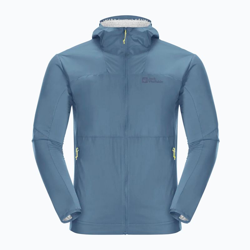 Geacă hibrid pentru bărbați Jack Wolfskin Prelight Alpha elemental blue 5