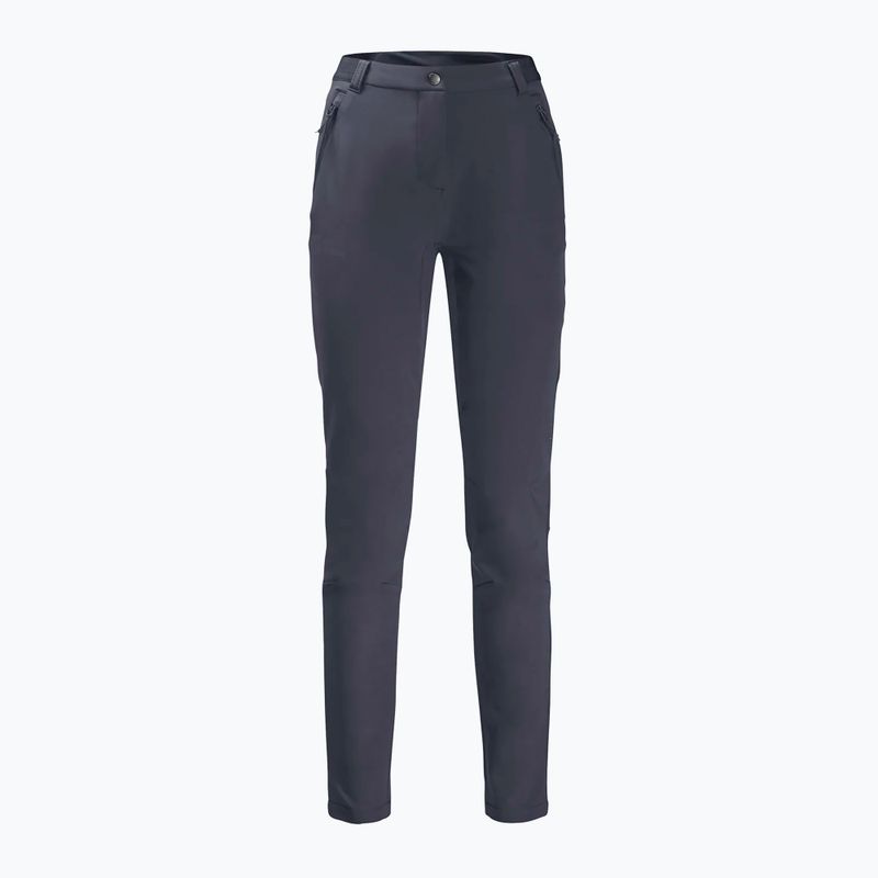 Pantaloni softshell pentru femei Jack Wolfskin Geigelstein Slim graphite 6