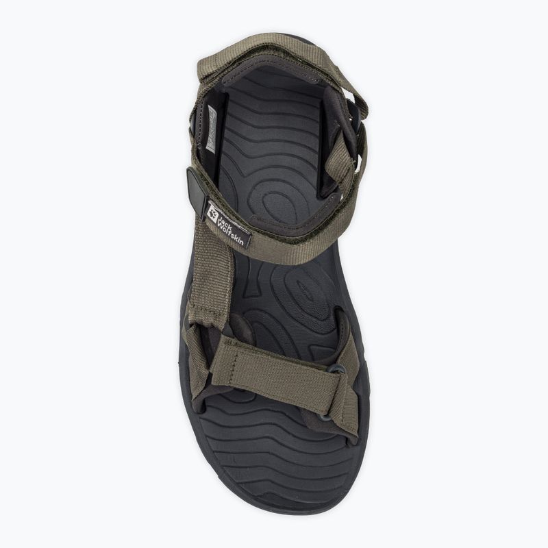 Sandale pentru bărbați Jack Wolfskin Lakewood Ride island moss 5