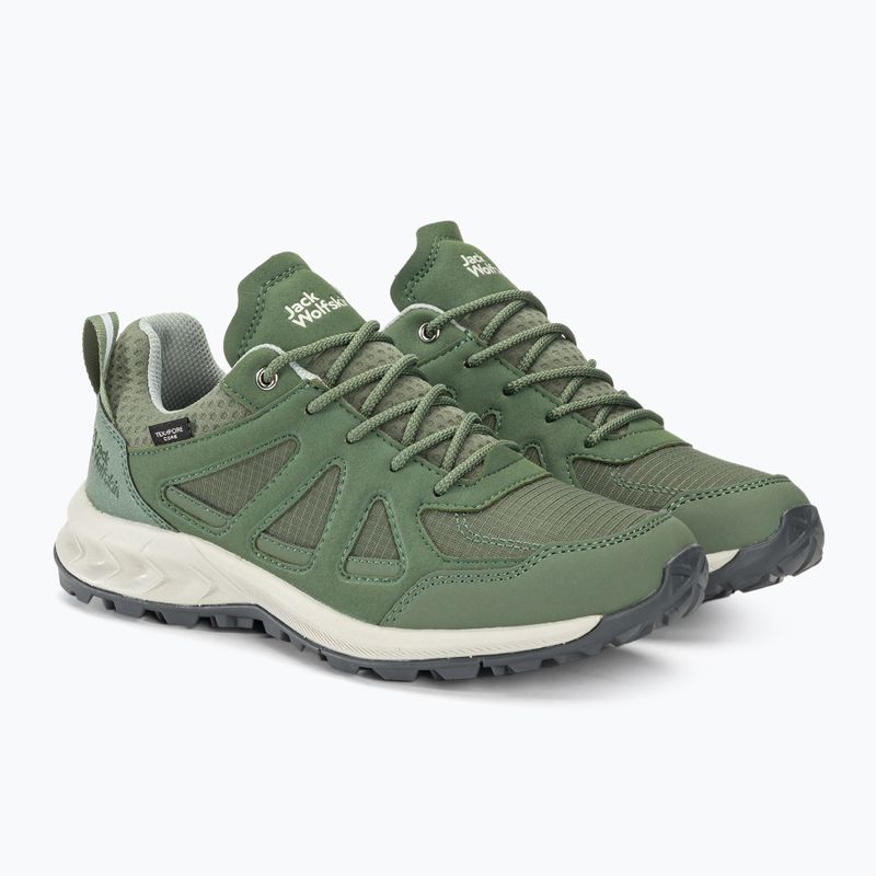 Încălțăminte de trekking pentru femei Jack Wolfskin Woodland 2 Texapore hedge green 4
