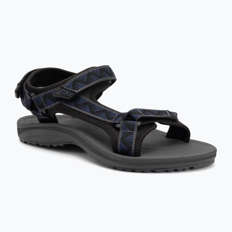Sandale pentru bărbați Jack Wolfskin Wave Breaker black midnight blue