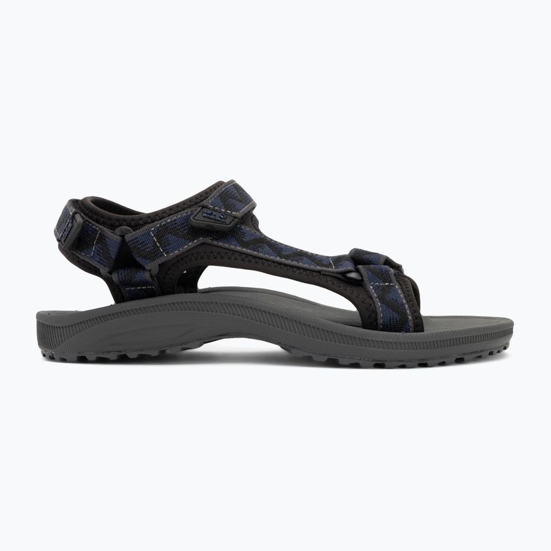 Sandale pentru bărbați Jack Wolfskin Wave Breaker black midnight blue 2