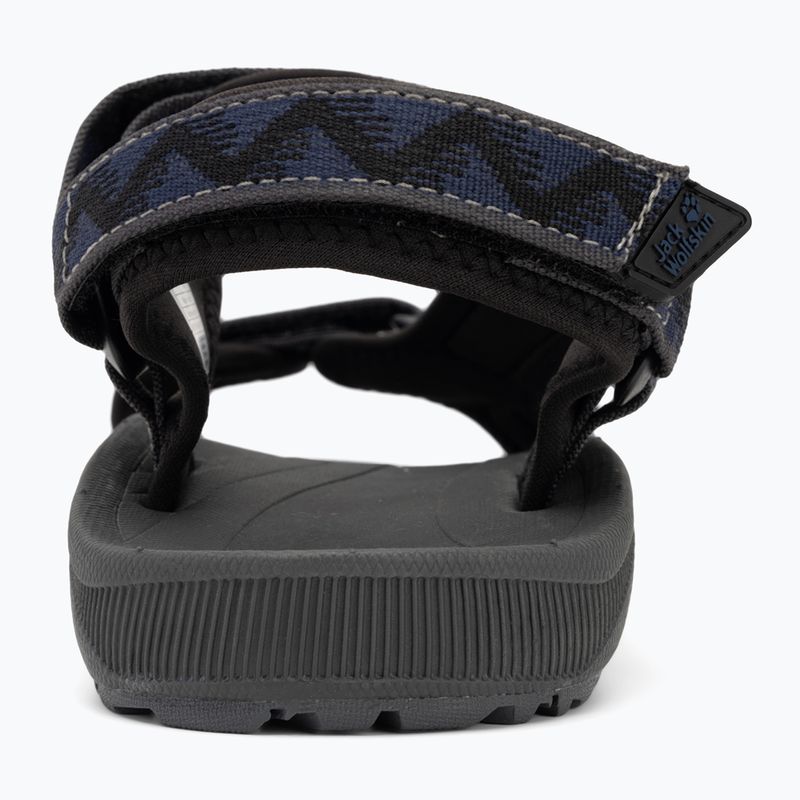 Sandale pentru bărbați Jack Wolfskin Wave Breaker black midnight blue 6