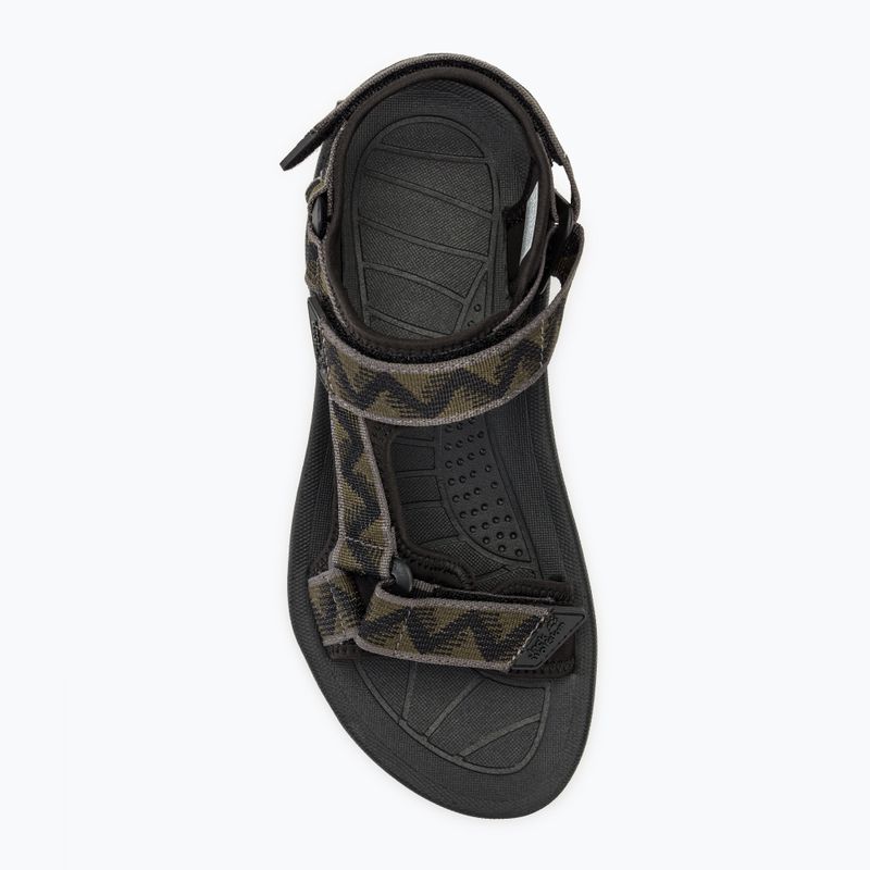 Sandale pentru bărbați Jack Wolfskin Wave Breaker black island moss 5