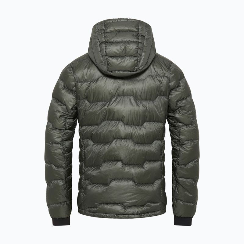 Geacă de puf pentru bărbați  Jack Wolfskin Alpspitze Down Hoody slate green 8