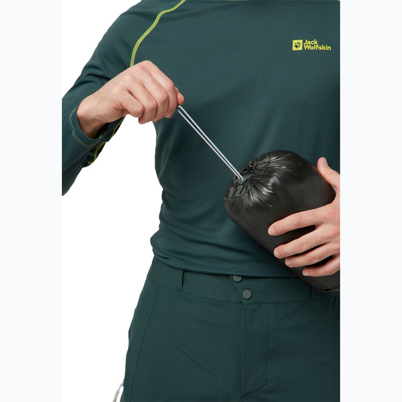 Geacă de puf pentru bărbați  Jack Wolfskin Alpspitze Down Hoody slate green 14