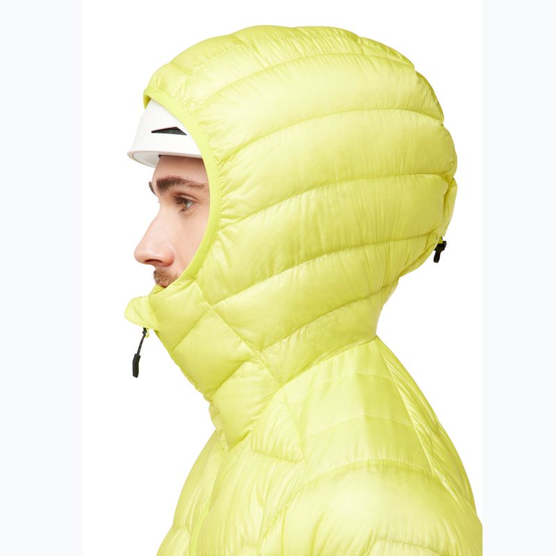 Geacă de puf pentru bărbați Jack Wolfskin Alpspitze Down Hoody firefly 3