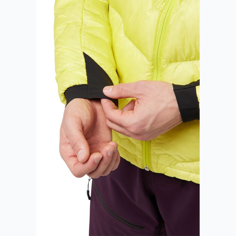 Geacă de puf pentru bărbați Jack Wolfskin Alpspitze Down Hoody firefly 4