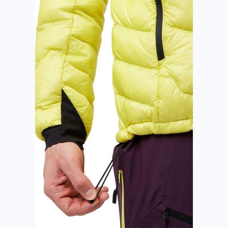 Geacă de puf pentru bărbați Jack Wolfskin Alpspitze Down Hoody firefly 5